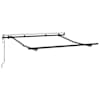 vidaXL Kailastud raam Antratsiit 2,5 x 2 m Metall