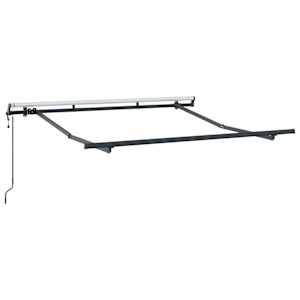 vidaXL Kailastud raam Antratsiit 2,5 x 2 m Metall