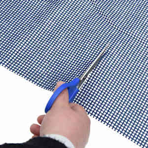 Koberce do stanu Modrá 200 x 200 cm Polyester - obrázek 4