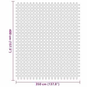 Koberce do stanu Zelená 400 × 350 cm Polyester - obrázek 7