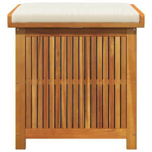 Venkovní box na polštáře 60x50x61 cm Masivní dřevo Akácie - obrázek 5