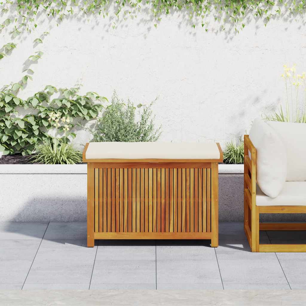 vidaXL Vonkajší box na vankúše 90x50x60,5 cm akáciový masív