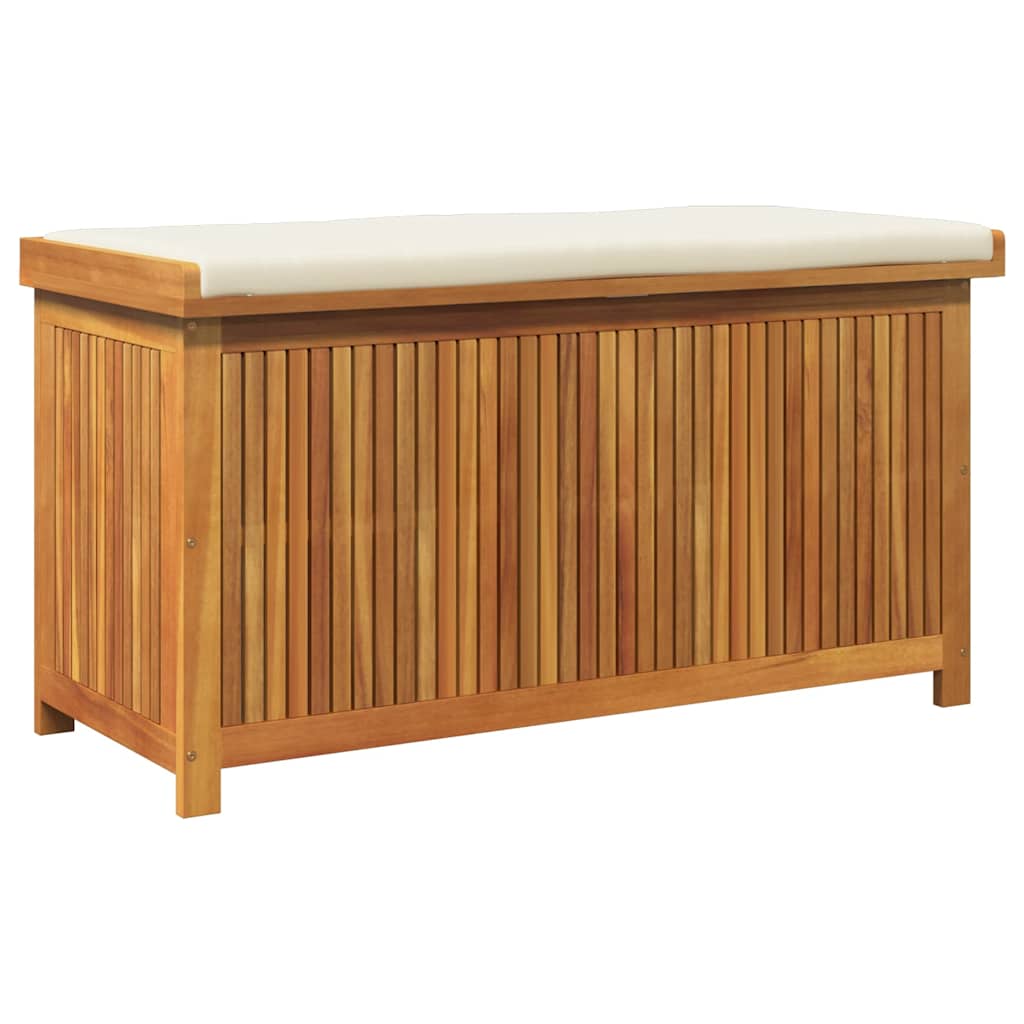 vidaXL Venkovní box na polštáře 113x50x60,5 cm Masivní dřevo akácie