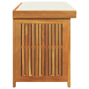 Venkovní box na polštáře 113x50x60,5 cm Masivní dřevo akácie - obrázek 6