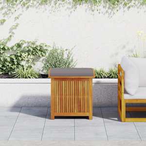 Venkovní box na polštáře 60x50x61 cm Masivní dřevo Akácie - obrázek 3