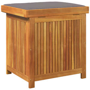 Venkovní box na polštáře 60x50x61 cm Masivní dřevo Akácie - obrázek 7