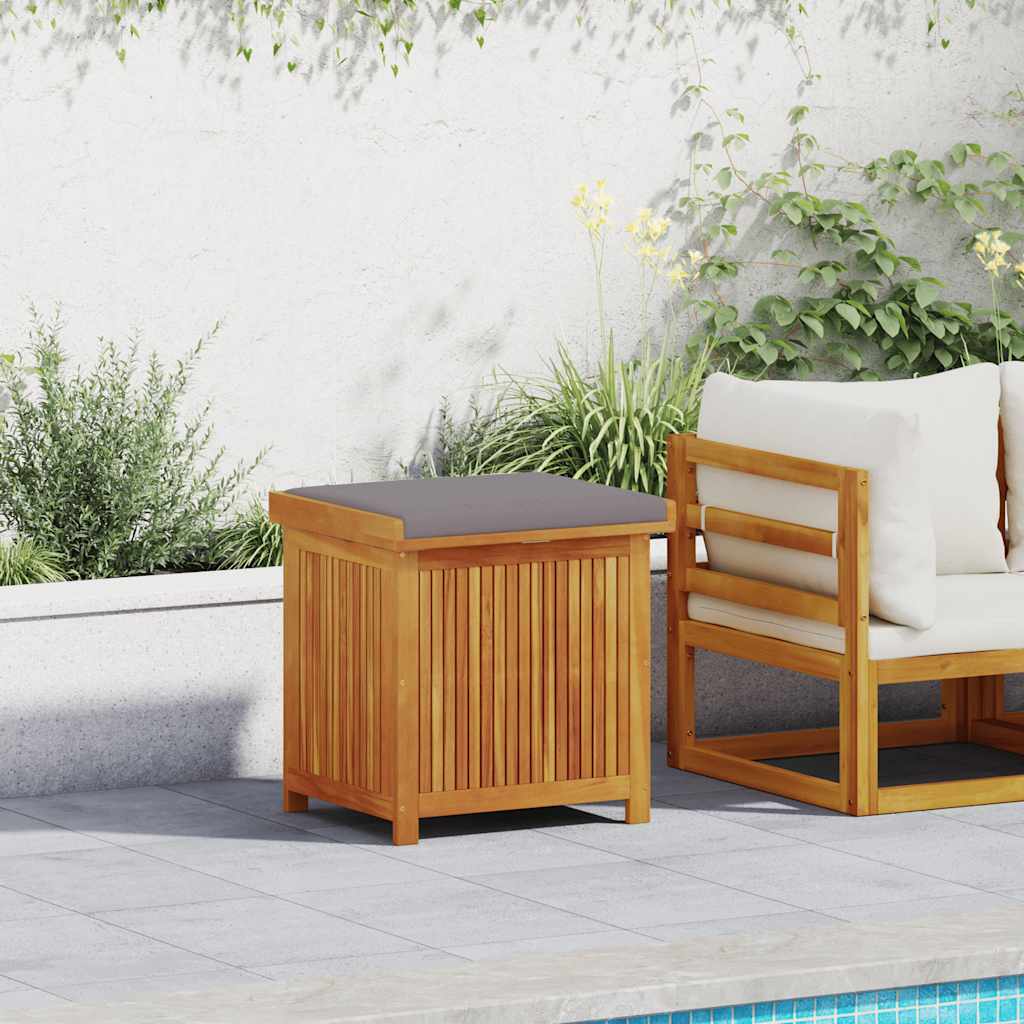 vidaXL Outdoor-Kissenbox 60x50x61 cm Massivholz Akazie