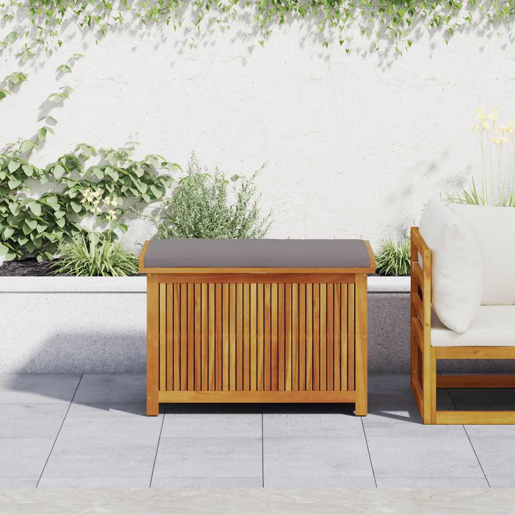 vidaXL Outdoor-Kissenbox 90x50x60,5 cm Massivholz Akazie