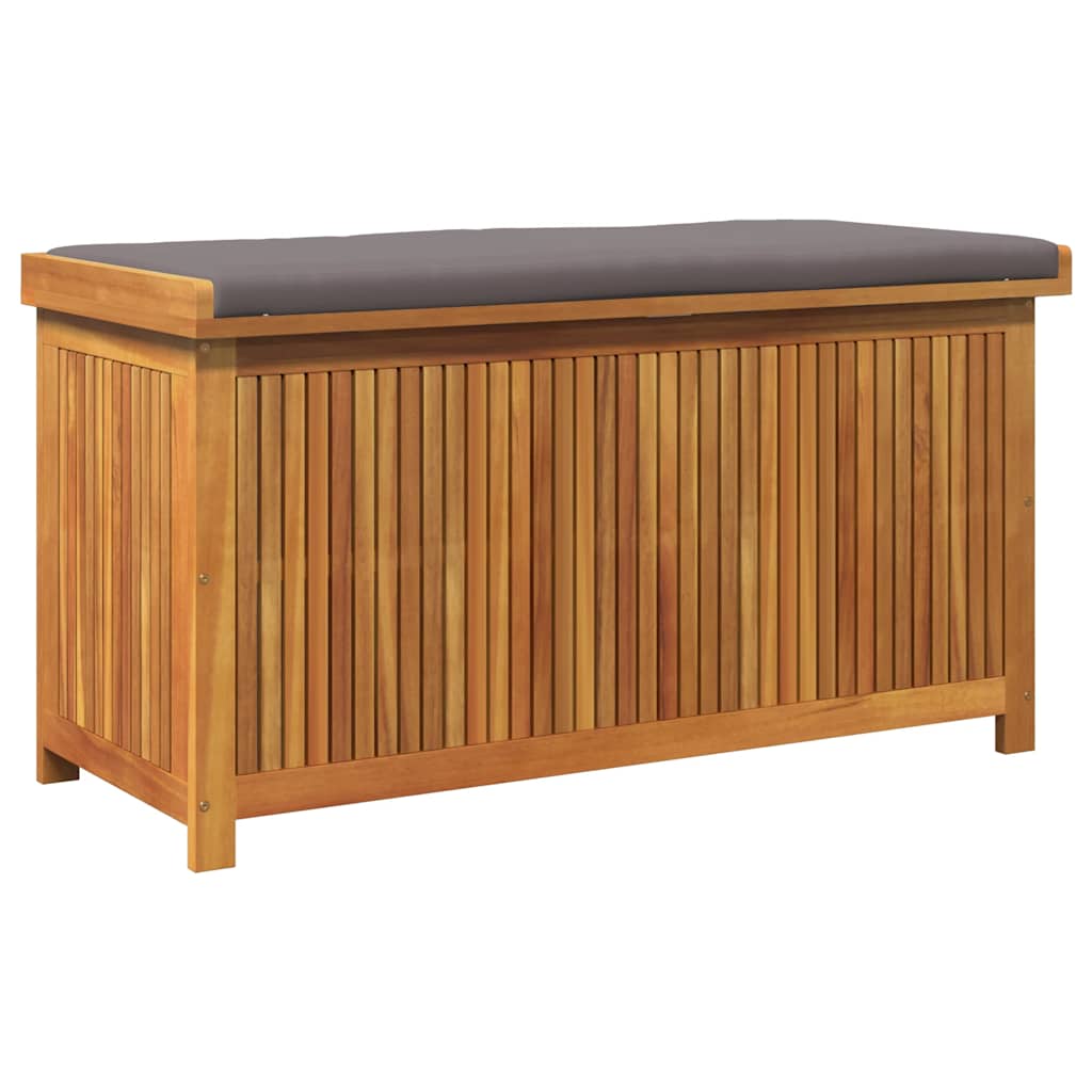 vidaXL Venkovní box na polštáře 113x50x60,5 cm Masivní dřevo akácie