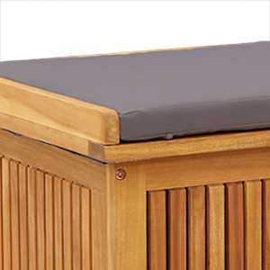 Venkovní box na polštáře 113x50x60,5 cm Masivní dřevo akácie - obrázek 9