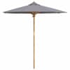 vidaXL Aedapara &Oslash; 217 x 230 cm Bambus &Uuml;mmargune Tumehall