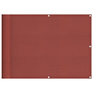 vidaXL r&otilde;dusirm, terrakota, 75 x 800 cm, 100% pol&uuml;ester, Oxford