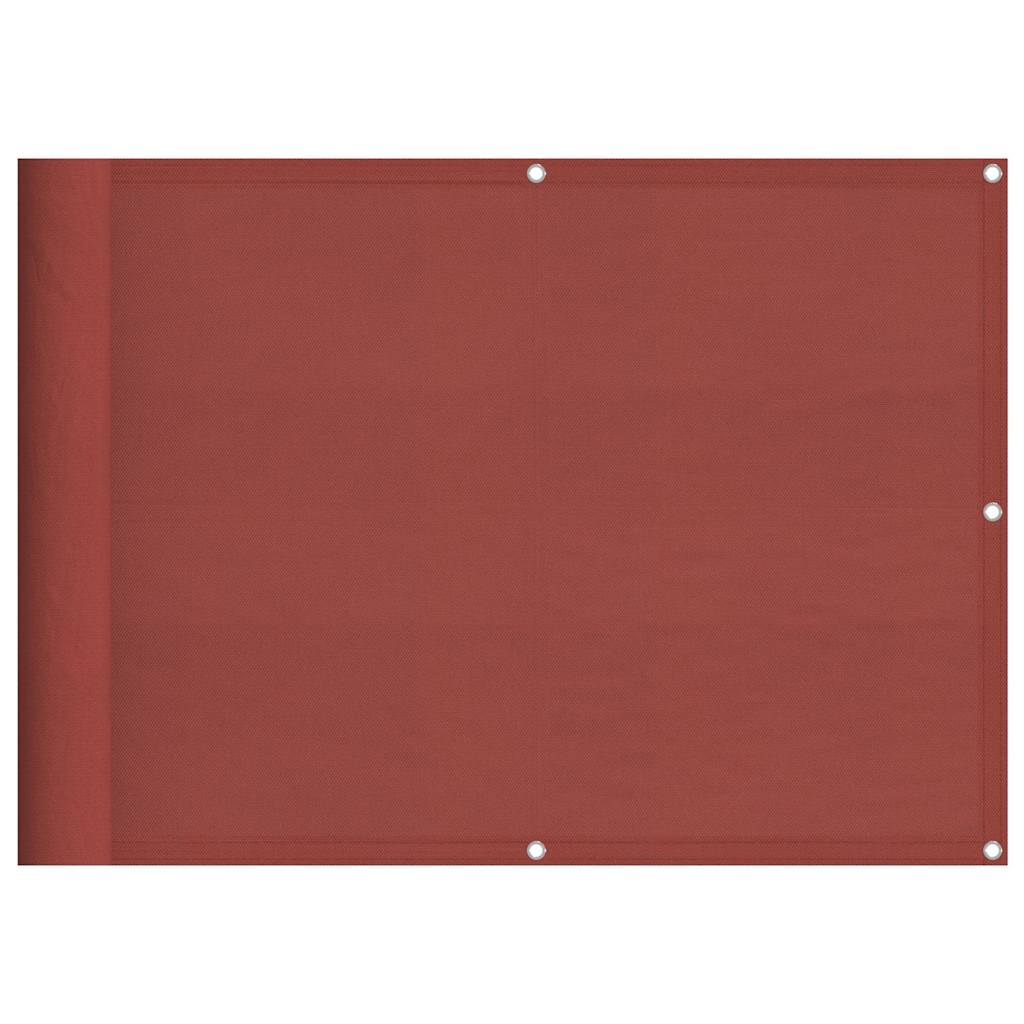 Thumbnail - vidaXL Balkon-Sichtschutz Terrakotta 75x800 cm 100 % Polyester-Oxford