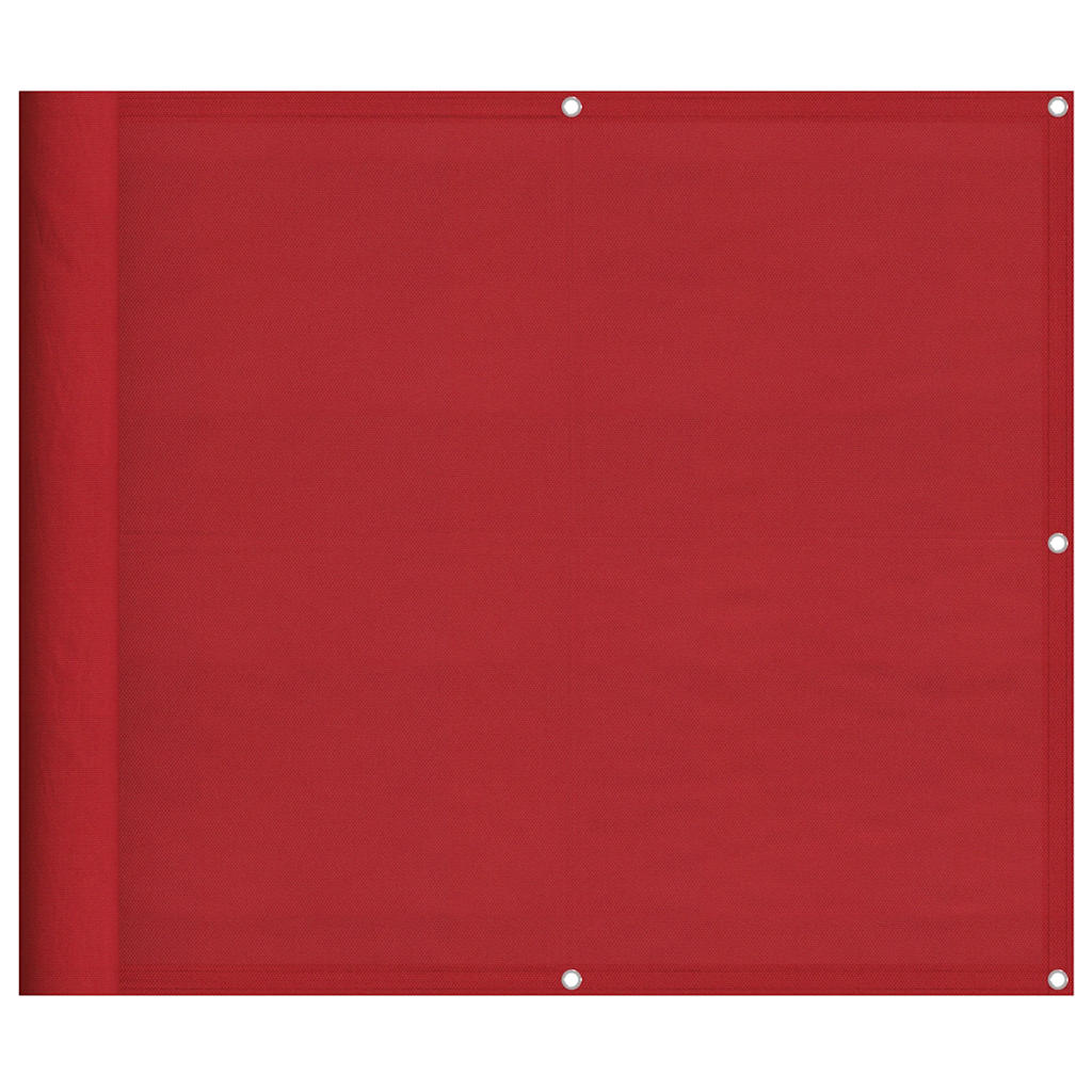 Thumbnail - vidaXL Balkon-Sichtschutz Rot 90x800 cm 100% Polyester-Oxford