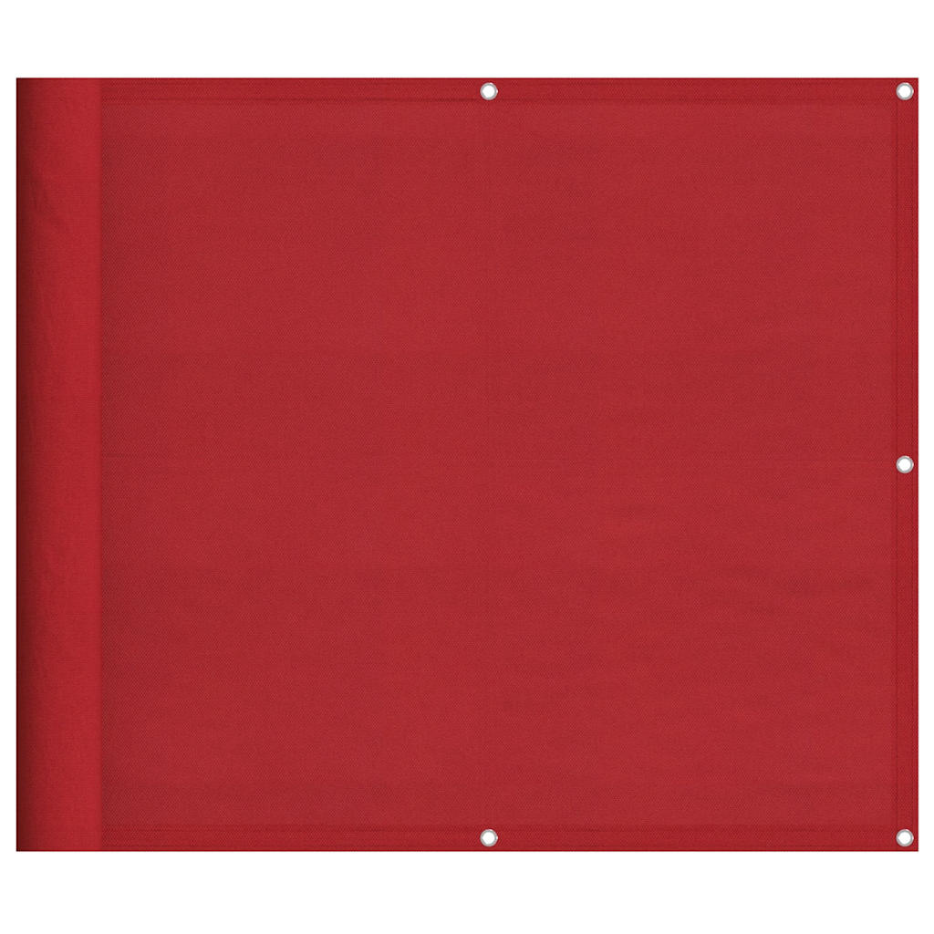 Thumbnail - vidaXL Balkon-Sichtschutz Rot 90x1000 cm 100% Polyester-Oxford