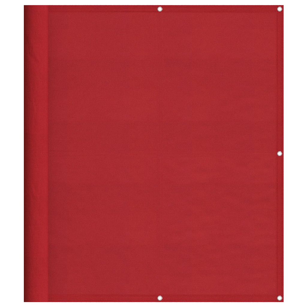 vidaXL Balkónová zástěna červená 120 x 800 cm 100% polyester Oxford