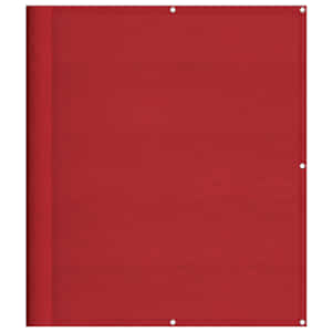 Balkónová zástěna červená 120 x 1000 cm 100% polyester Oxford - obrázek 2