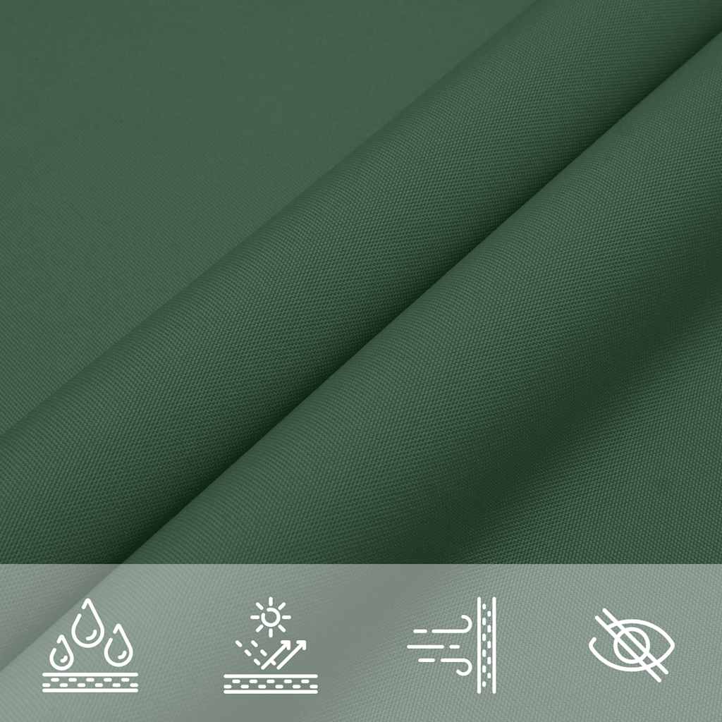 Zonneschermdoek Donkergroen 2x2x2 m 100% Polyester Oxford image 7