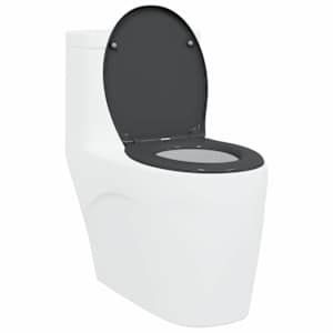 Toaletní prkno Antracit 47 x 37 x 4 cm Duroplast - obrázek 3