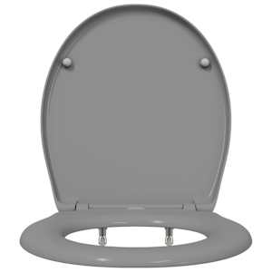 Toaletní prkno Šedá 47 x 37 x 4 cm Duroplast - obrázek 6