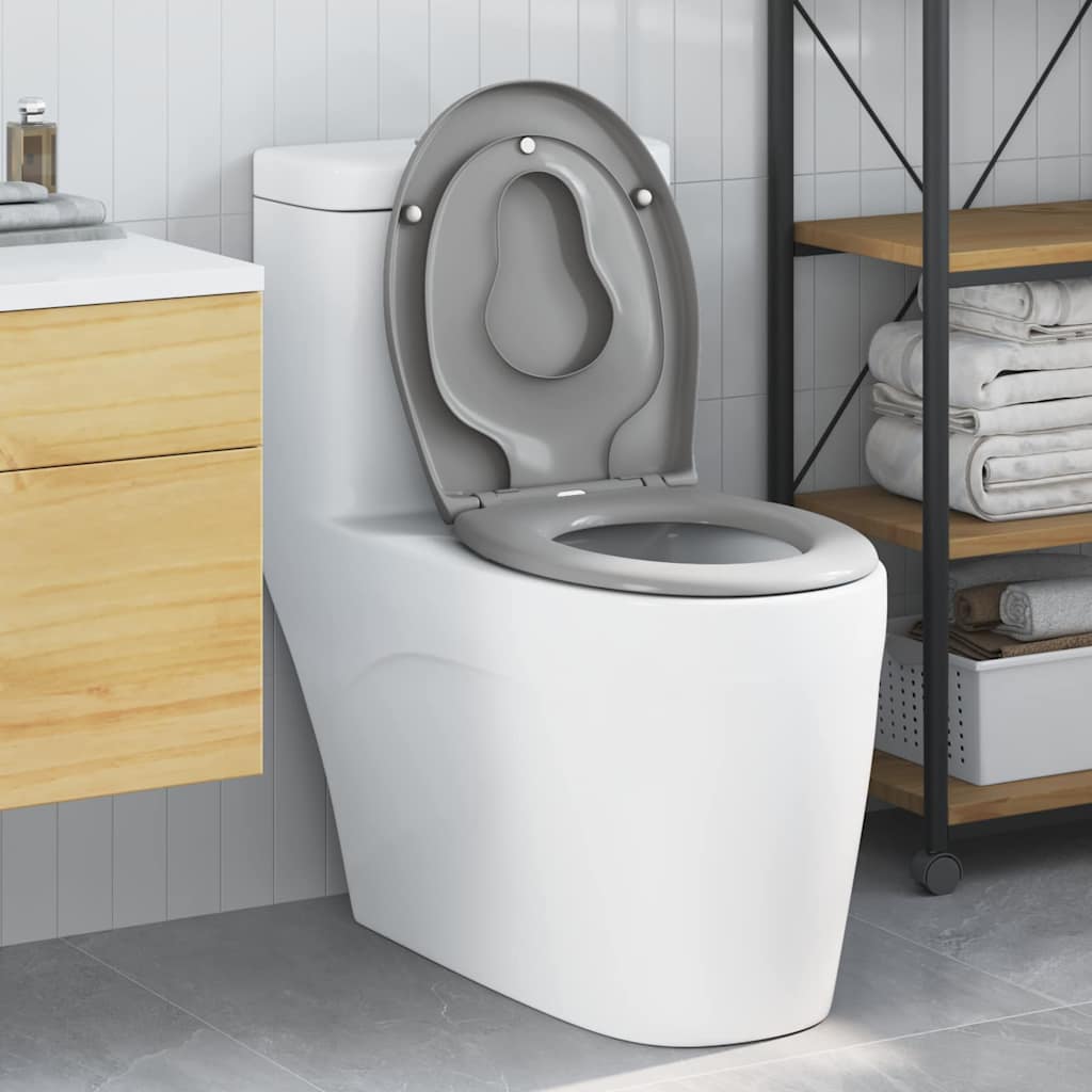 Siège de toilette familial vidaXL avec siège pour enfant Libération rapide Duroplast