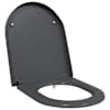 vidaXL Tualettsari Antratsiit 49 x 36 x 4 cm Duroplast