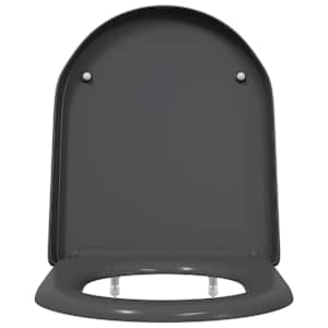 Toaletní prkno Antracit 49 x 36 x 4 cm Duroplast - obrázek 3