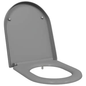Toaletní prkno Šedá 49 x 36 x 4 cm Duroplast - obrázek 2