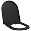 vidaXL Tualettsari Must 49 x 36 x 4 cm Duroplast