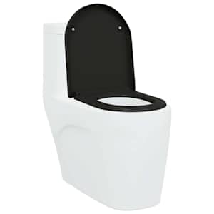 Toaletní prkno Černá 49 x 36 x 4 cm Duroplast - obrázek 3