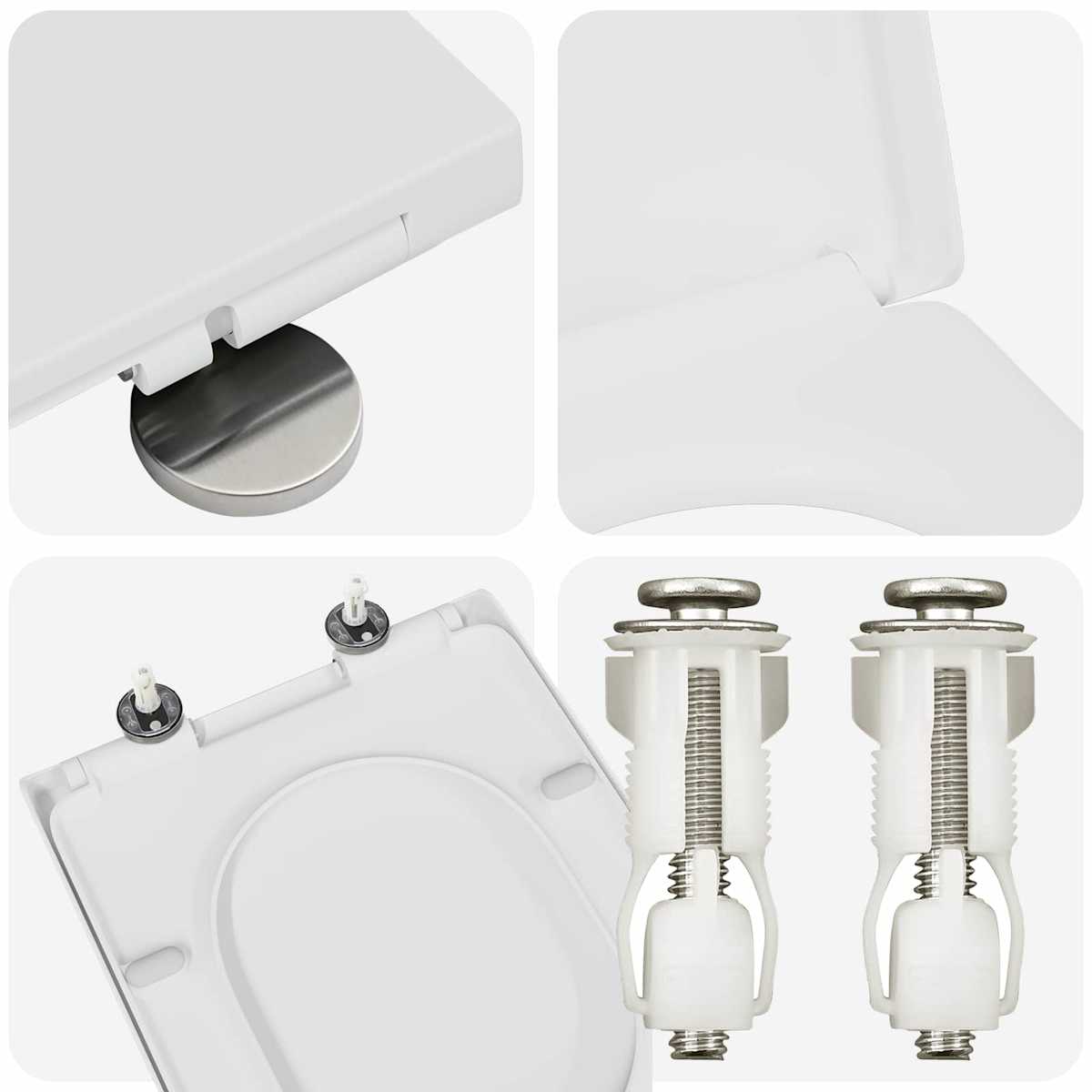 Toilet sæde 49 x 36 x 4 cm Duroplast - Billede 7