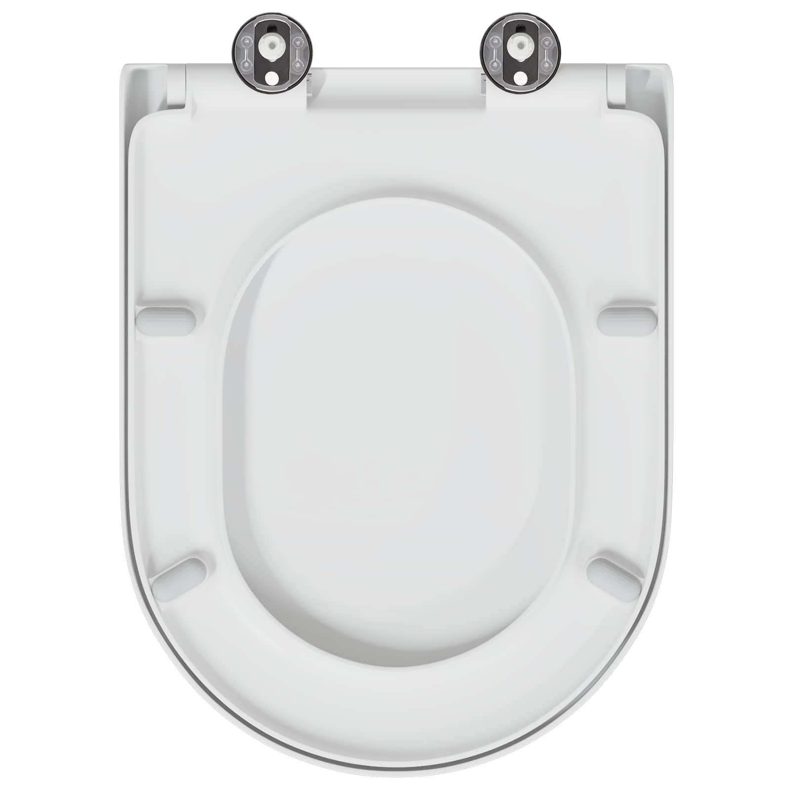 Pokrivalo za stranišče Bela 49 x 36 x 4 cm Duroplast - slika 8