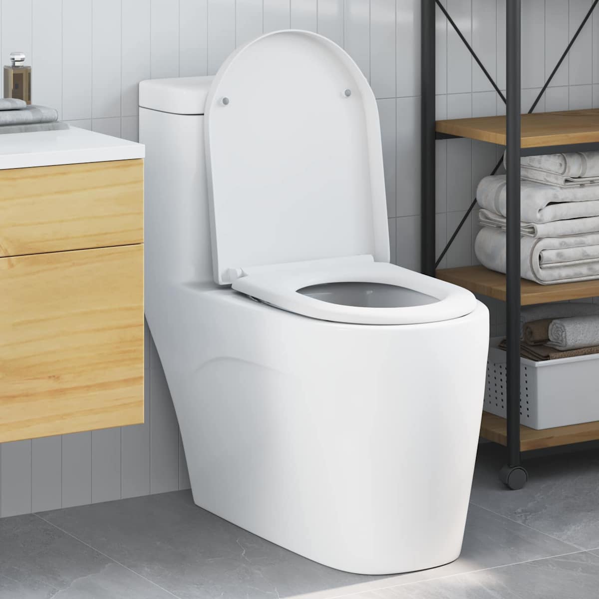 Toilet sæde 49 x 36 x 4 cm Duroplast