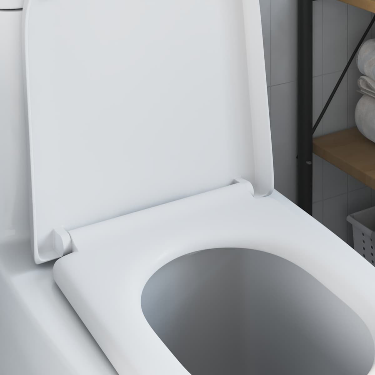 Toilet sæde 49 x 36 x 4 cm Duroplast - Billede 4