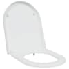 vidaXL Tualettsari Valge 49 x 36 x 4 cm Duroplast