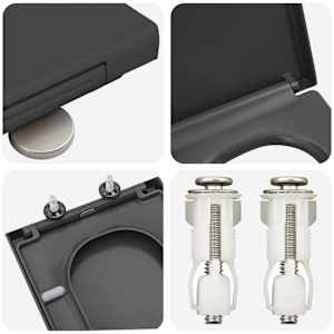 Toaletní prkno Antracit 47,5 x 35 x 3,6 cm Duroplast - obrázek 7