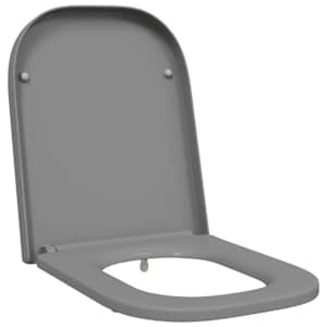 Toaletní prkno Šedá 47,5 x 35 x 3,6 cm Duroplast - obrázek 2
