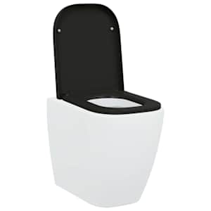 Toaletní prkno Černá 47,5 x 35 x 3,6 cm Duroplast - obrázek 2