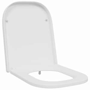 Toaletní prkno Bílá 47,5 x 35 x 3,6 cm Duroplast - obrázek 2