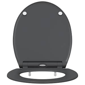 Toaletní prkno Antracit 45,5 x 37,5 x 3,8 cm Duroplast - obrázek 5