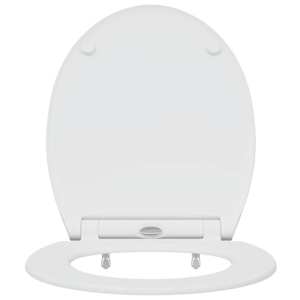 Toaletní prkno Bílá 47 x 37,5 x 3,8 cm Duroplast - obrázek 5