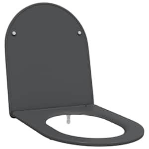 vidaXL Tualettsari Antratsiit 47 x 36 x 3,4 cm Duroplast