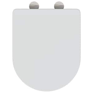 Toaletní prkno Bílá 47 x 36 x 3,4 cm Duroplast - obrázek 8