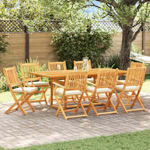 Zložljiva stolica z blazino 8 pcs Bela 49 x 57.5 x 92cm