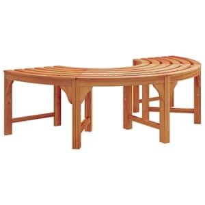 Stromová lavička 2 pcs Přírodní 160 x 80 x 45cm - obrázek 4