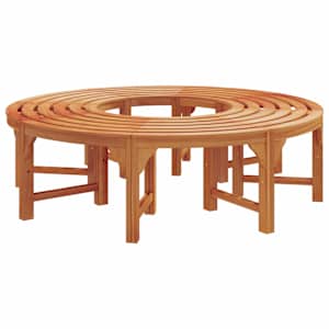Stromová lavička 2 pcs Přírodní 160 x 80 x 45cm - obrázek 8