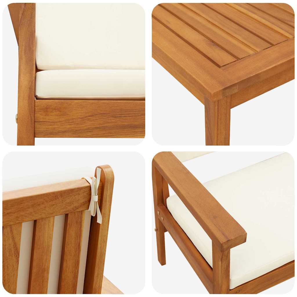 Garden Sofa Set 4 pcs Brown 120 x 65.5 x 79 cm 3325227