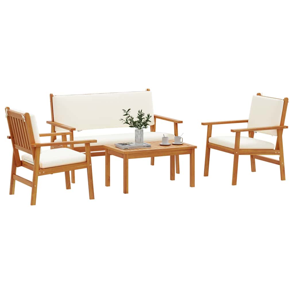 Garden Sofa Set 4 pcs Brown 120 x 65.5 x 79 cm 3325227