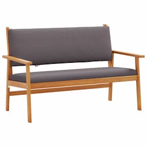 Sada zahradních pohovek 3 pcs Hnědá 120 x 65,5 x 79 cm - obrázek 6