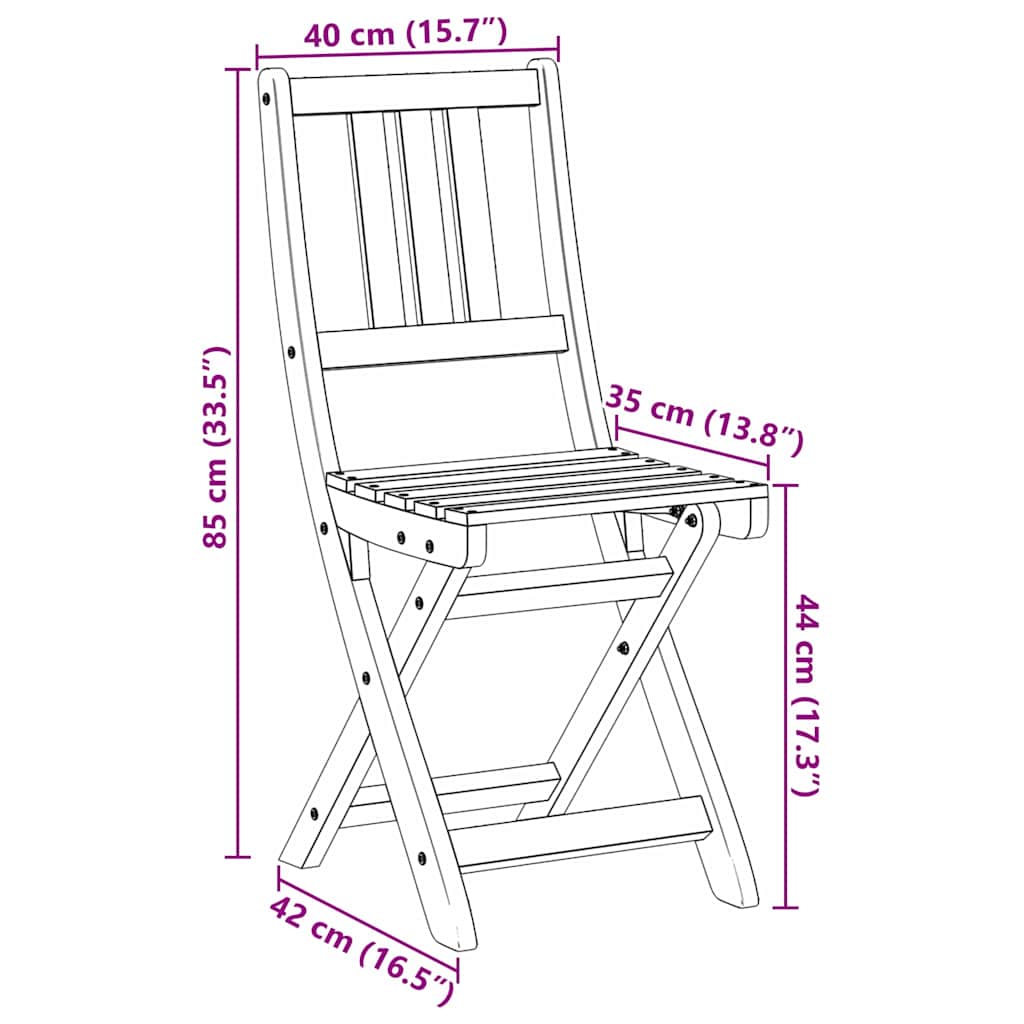 Garden Dining Set size guide